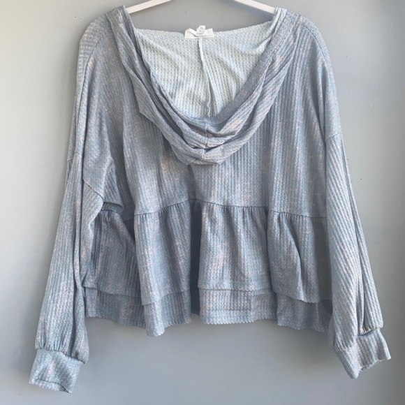 Hooded Tie Dye Top - Picture 6 of 6